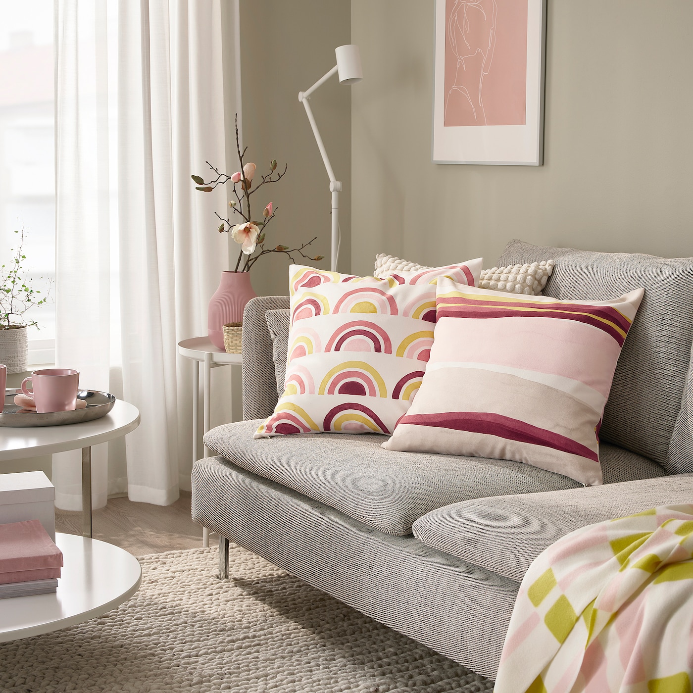 Pink cushions ikea outlet
