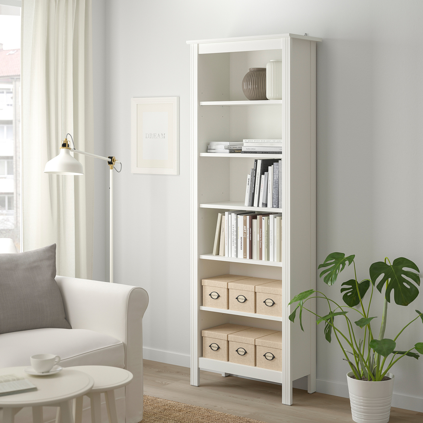 BRUSALI bookcase white - IKEA