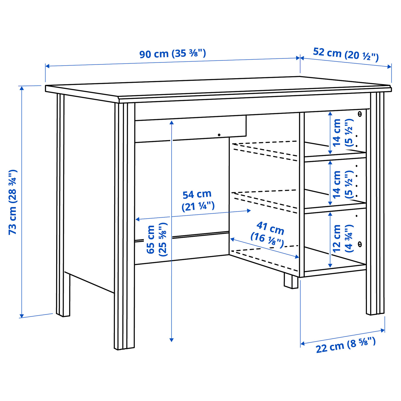 BRUSALI desk white - IKEA BRUSALI desk white - IKEA