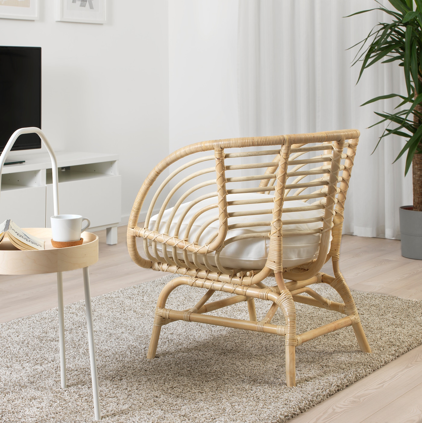 【美品】IKEA BUSKBO 籐椅子 ブスクボー ラタンチェア 送料無料 Buskbo Chair Ikea 2025 | www.backmitra.es