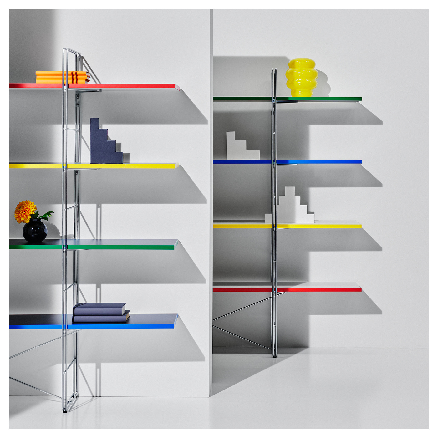 IKEA BYAKORRE ビャコーレ オープンシェルフ 170cm カラフル BYAKORRE open shelving unit - IKEA