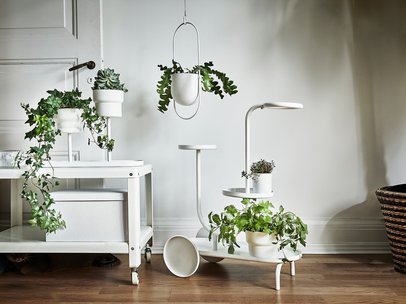 CHILISTRÅN plant stand white - IKEA