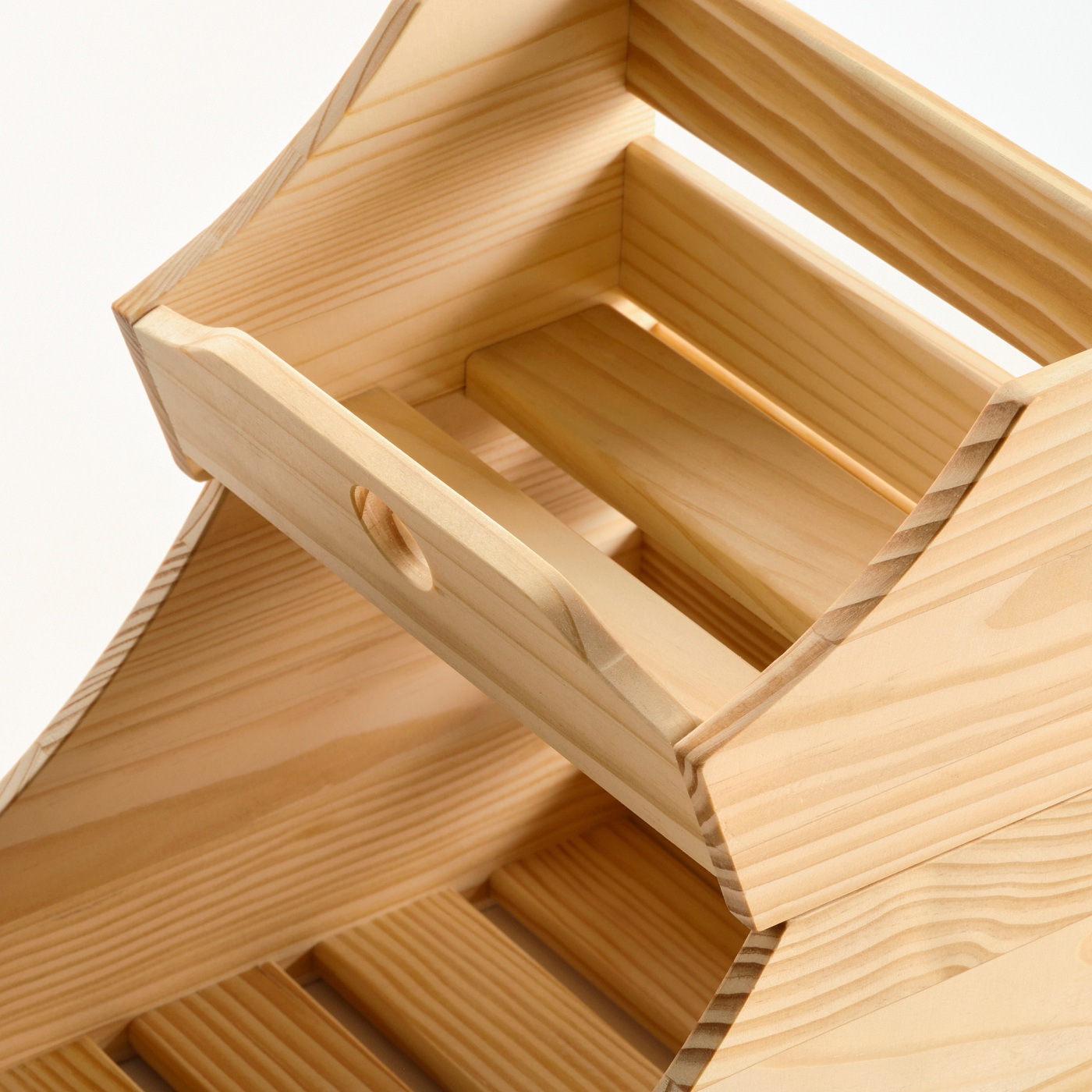 CHOKLADHAJ food storage box, set of 2 wood - IKEA