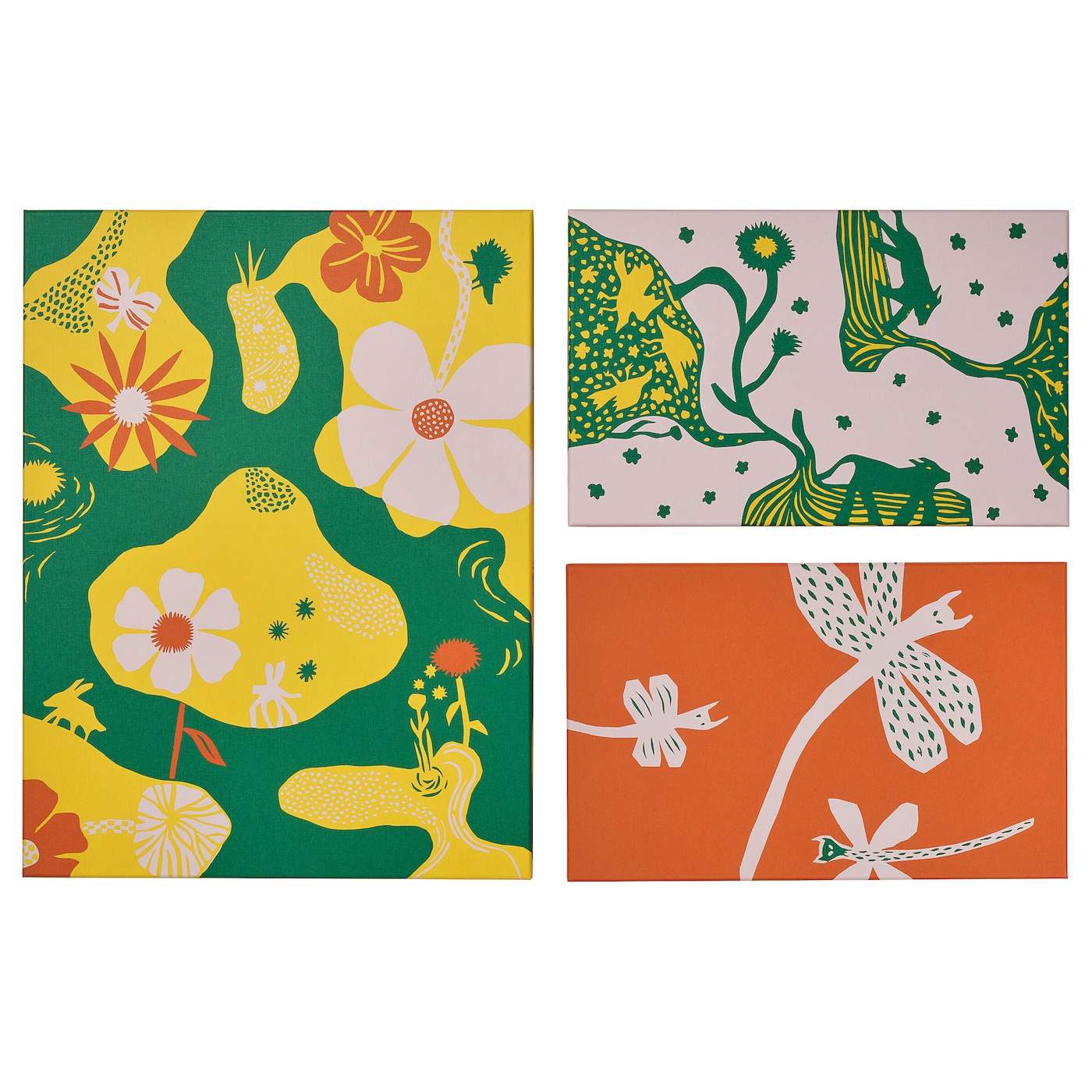 COLORADOGRAN picture, set of 3 colourful adventures - IKEA