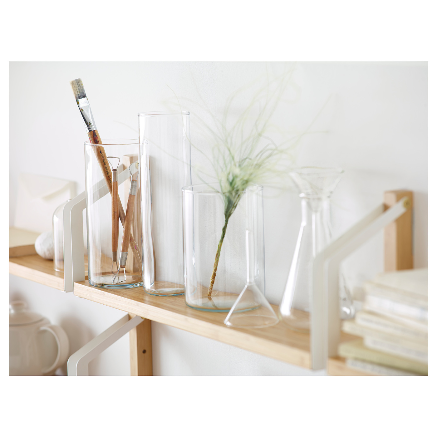 CYLINDER vase, set of 3 clear glass - IKEA