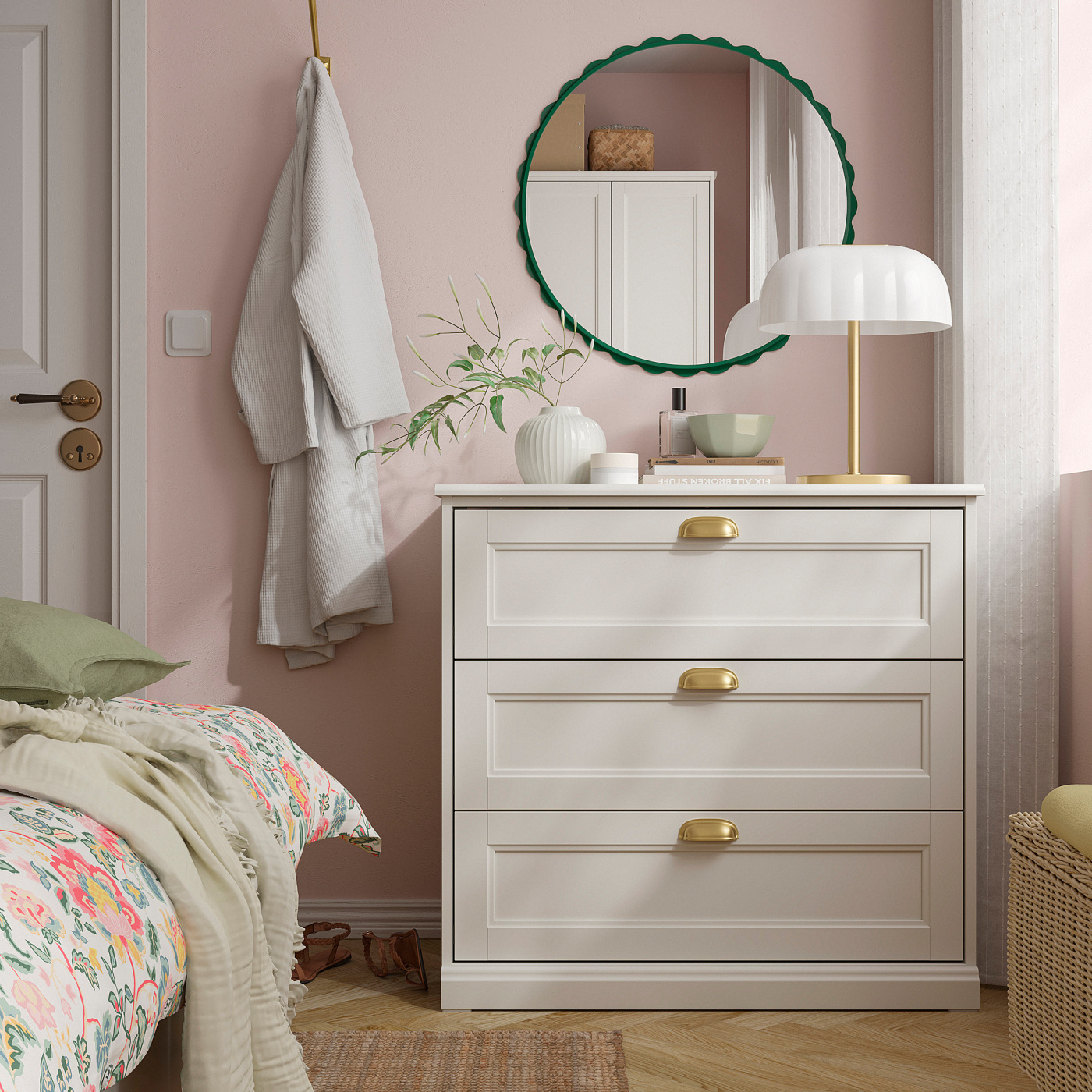 DAGGKAPRIFOL mirror dark green - IKEA