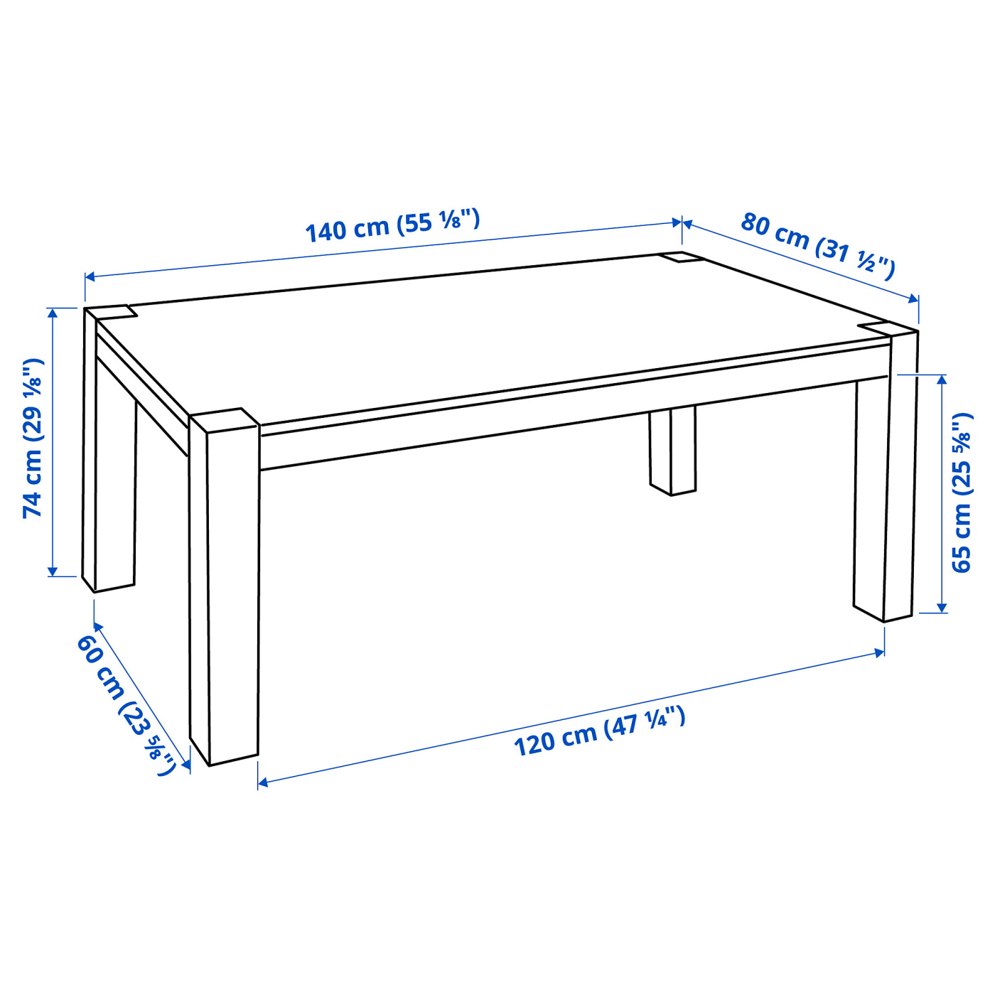 IKEA DAGLYSA ダーグリーサ DAGLYSA table oak veneer - IKEA