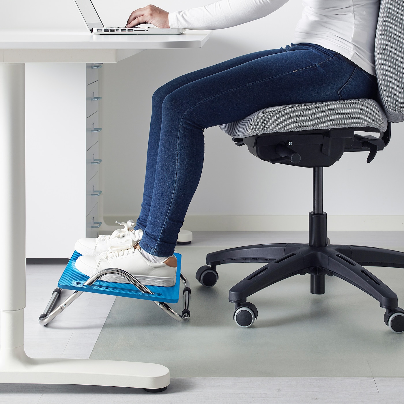 DAGOTTO foot-rest blue - IKEA