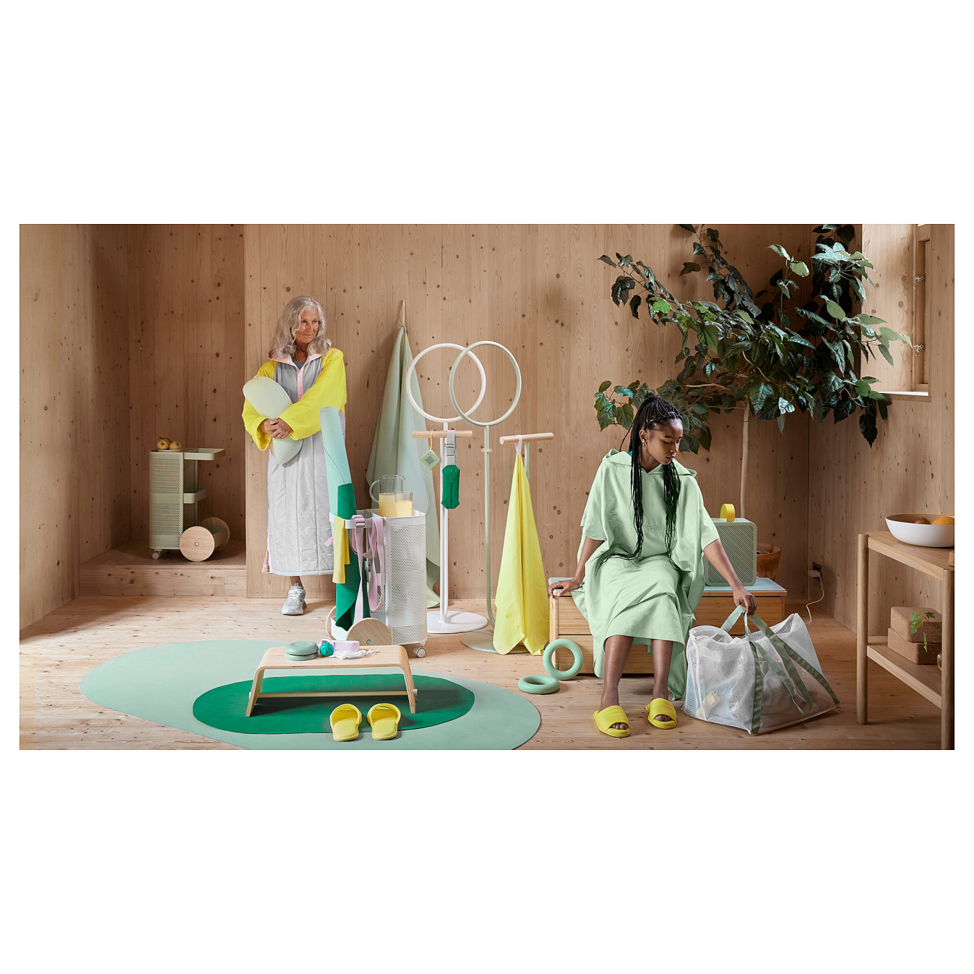 DAJLIEN trolley light green - IKEA