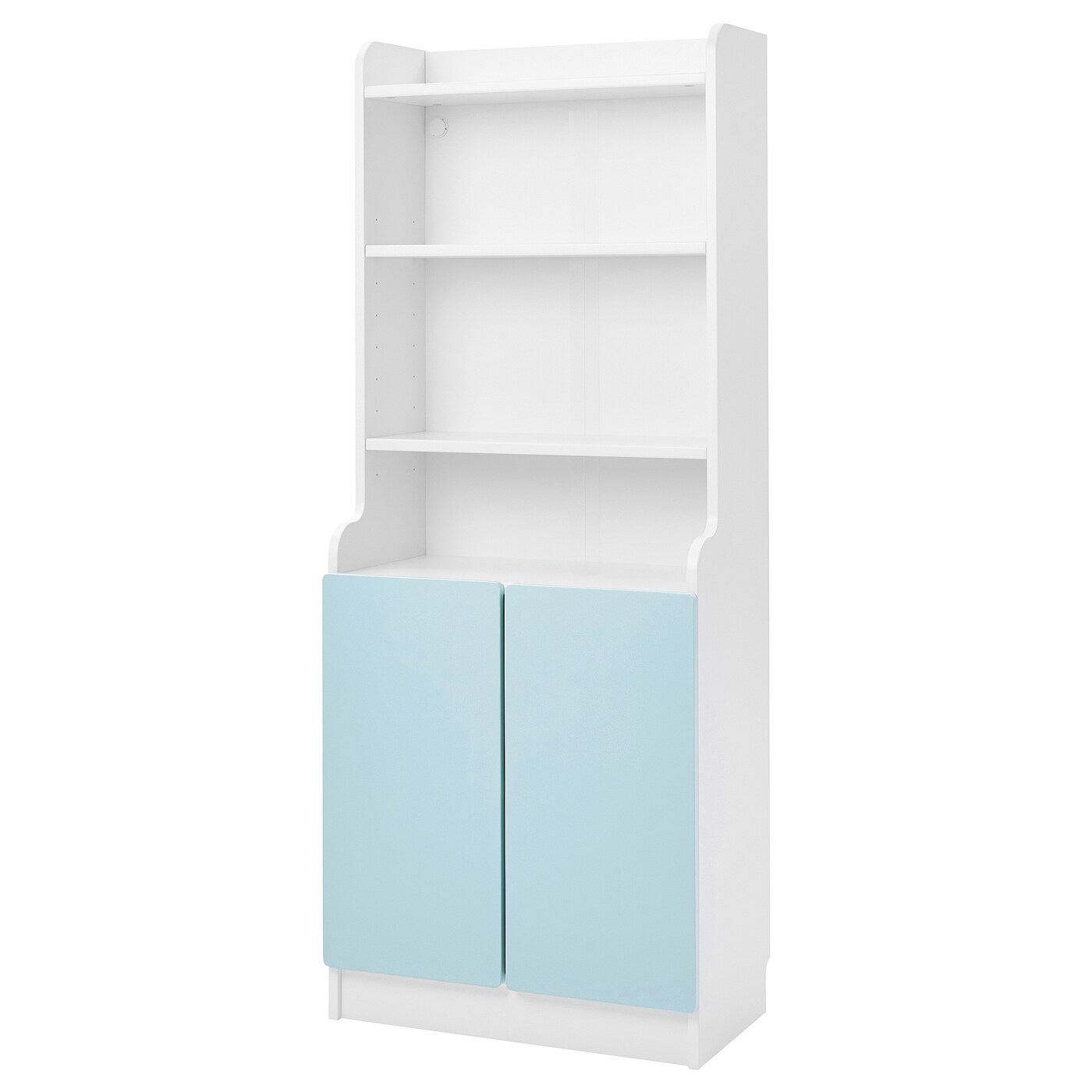 IKEA　ダールリパ/DALRIPA DALRIPA children's bookcase with door white/pale turquoise