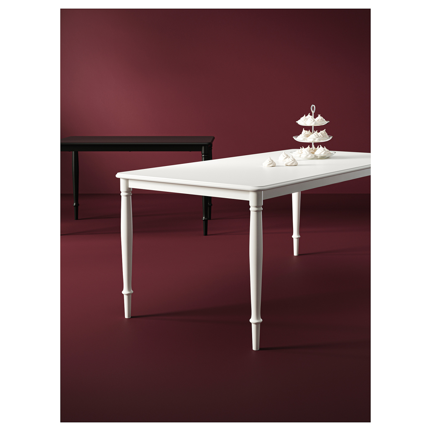 DANDERYD dining table white - IKEA