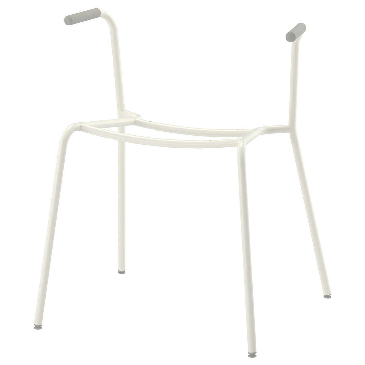 DIETMAR underframe for chair with armrests white - IKEA