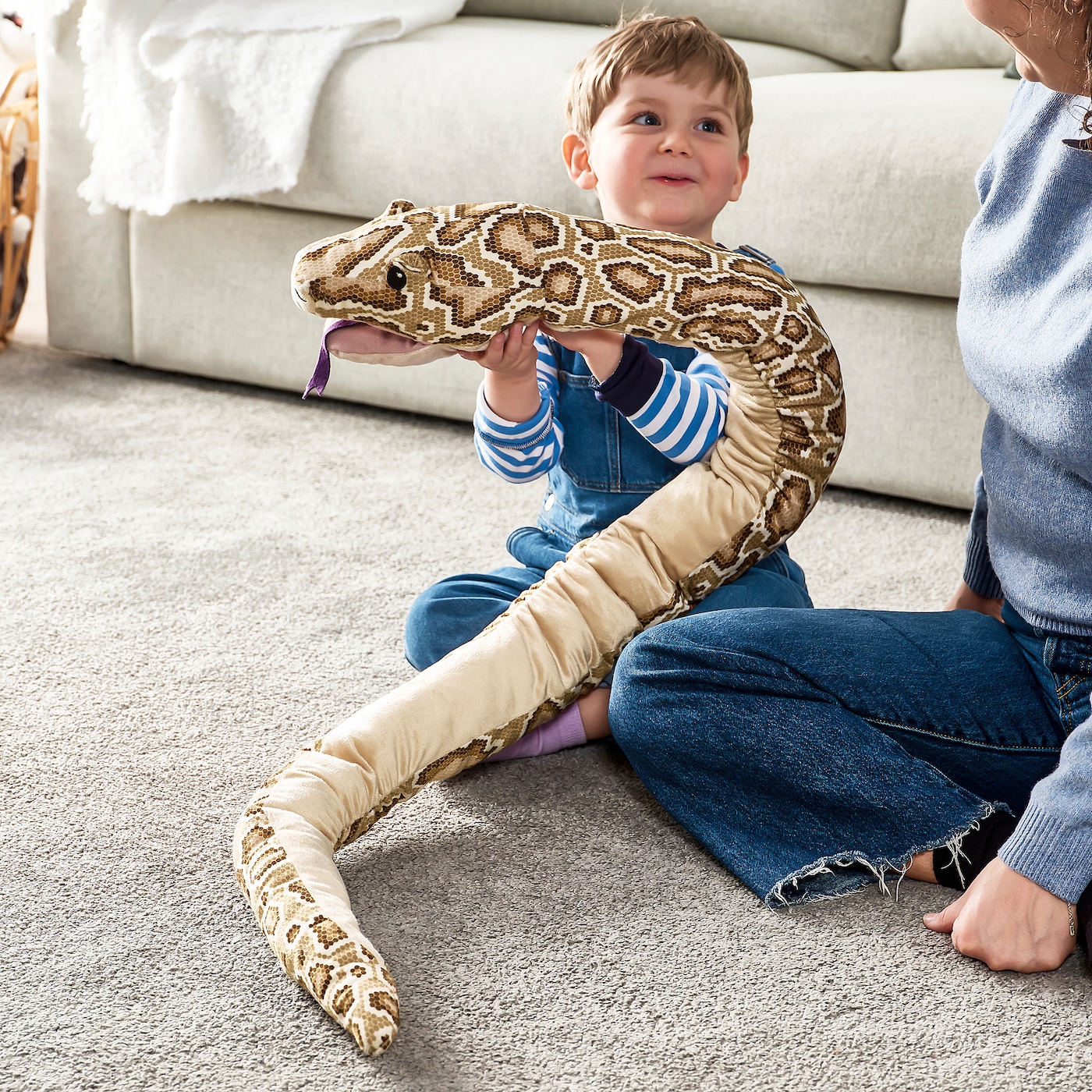 DJUNGELSKOG glove puppet snake burmese python IKEA