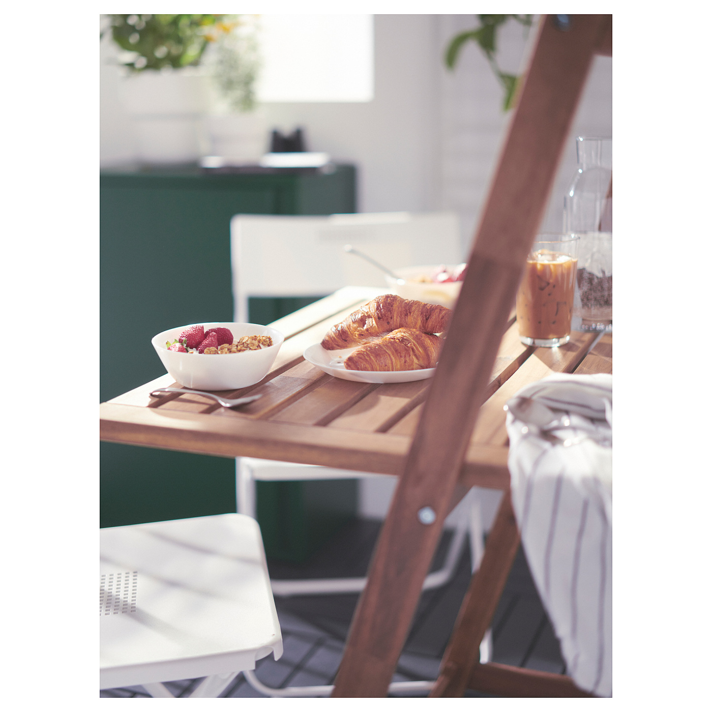 DJUPÖN folding table brown - IKEA