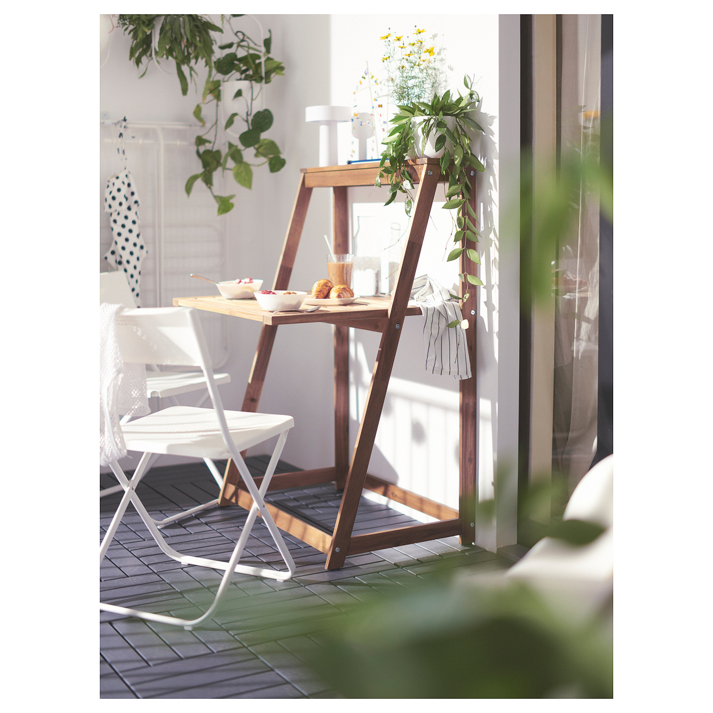 DJUPÖN folding table brown - IKEA