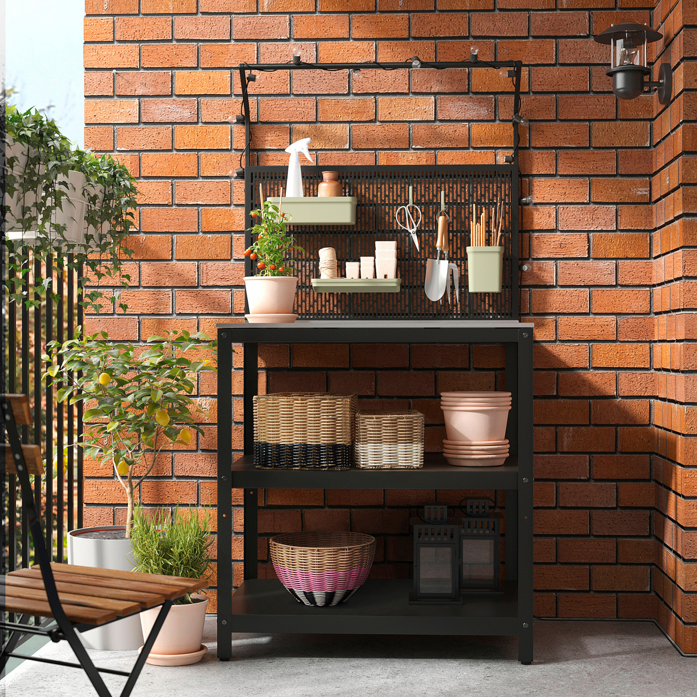 DJURTRÄNARE basket beige/white - IKEA