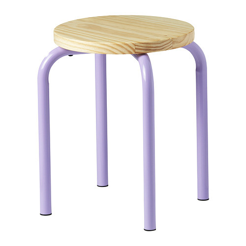 JUTEBODA stool natural/white - IKEA