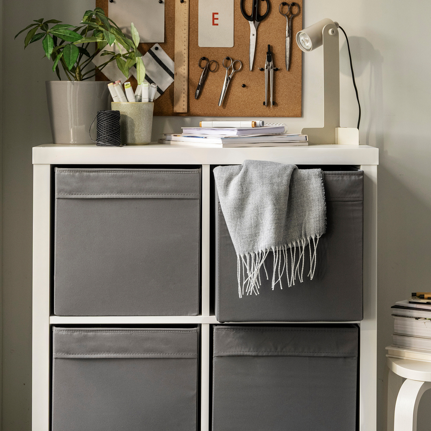 TESAMMANS storage unit on castors multicolour - IKEA