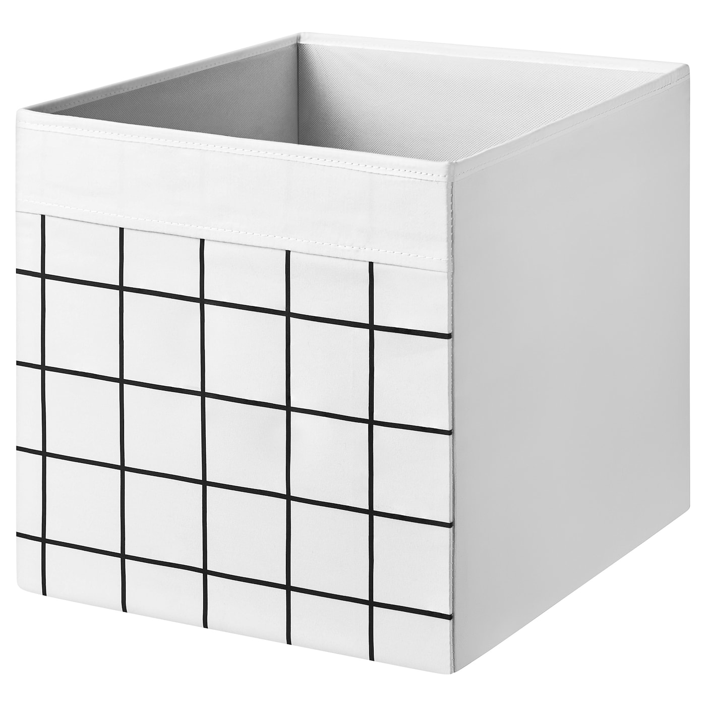 IKEA KNUTBOホワイト / DIRIGERA セット DRÖNA box white/check pattern - IKEA