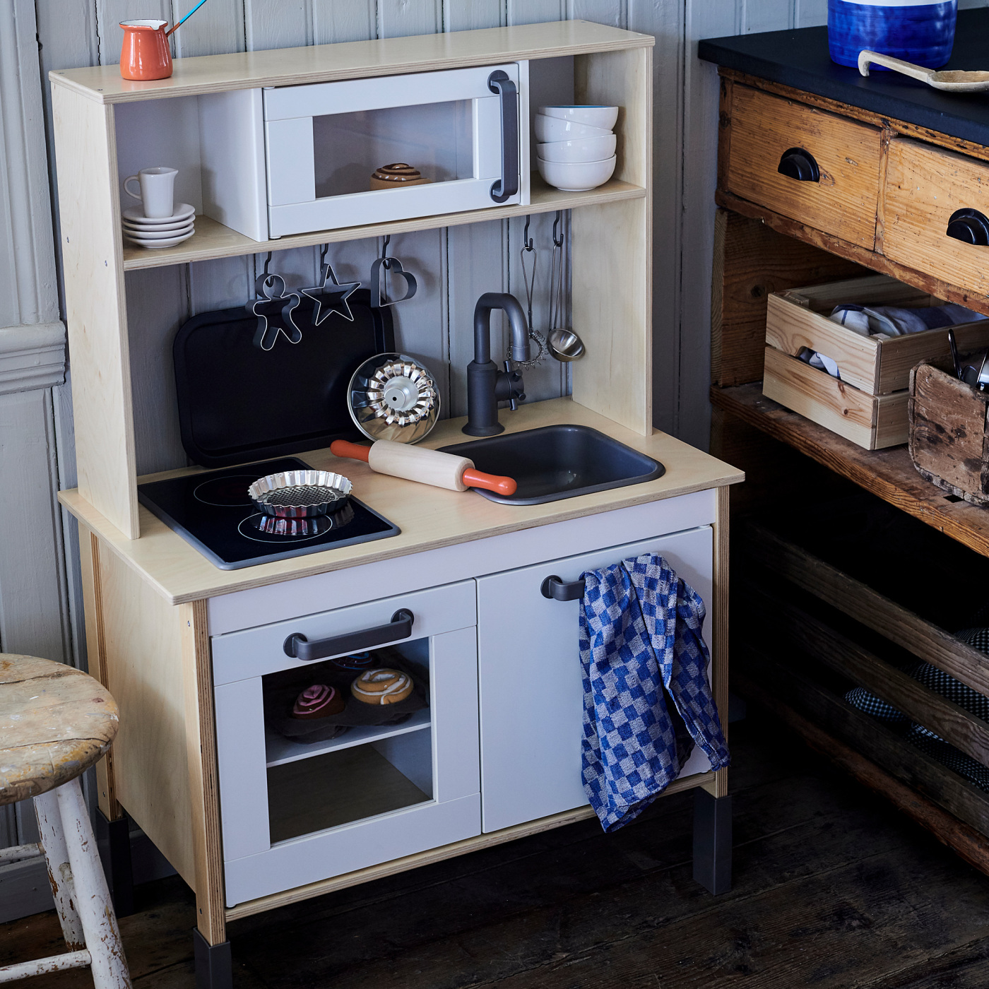 DUKTIG play kitchen birch - IKEA