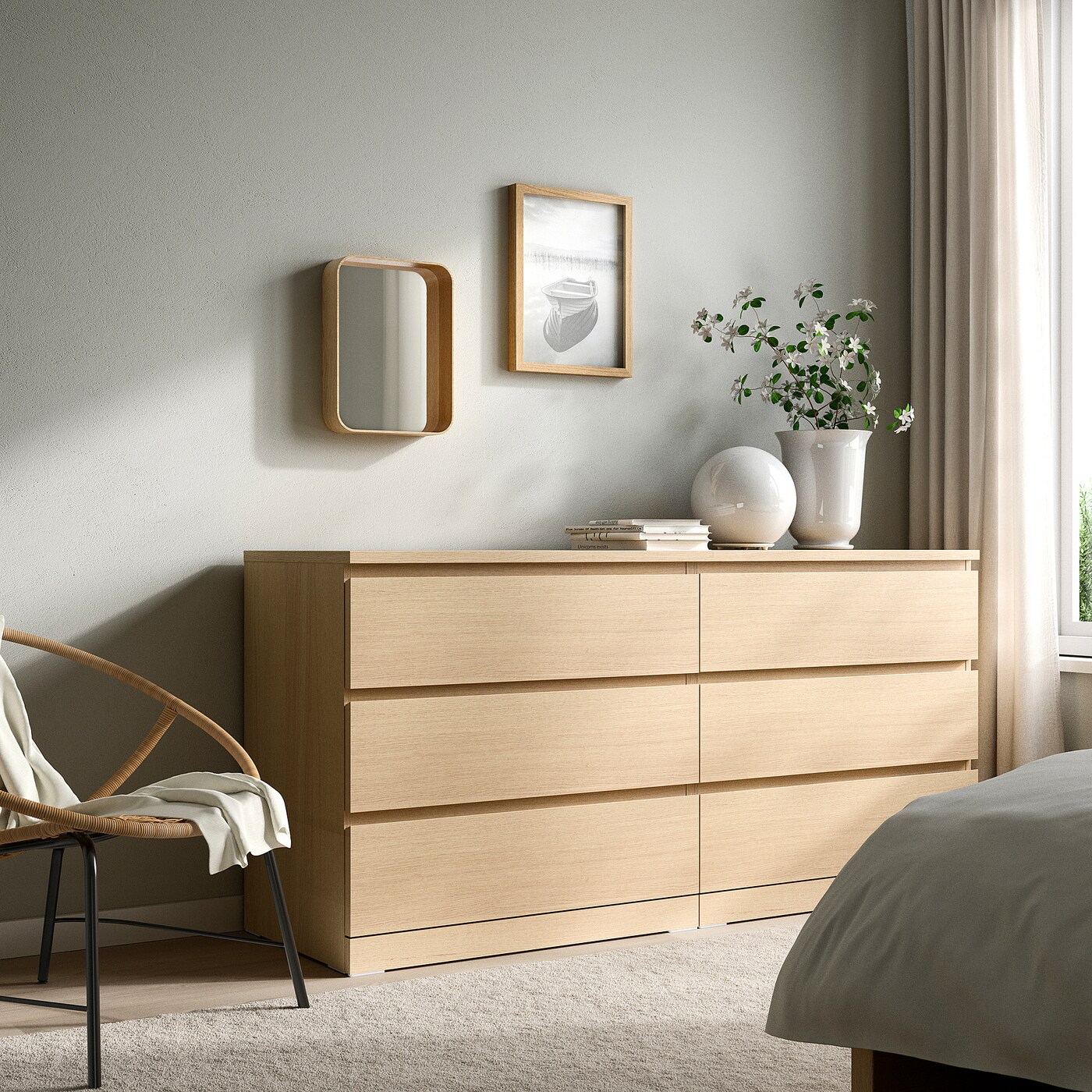 DVÄRGSYREN mirror oak veneer - IKEA