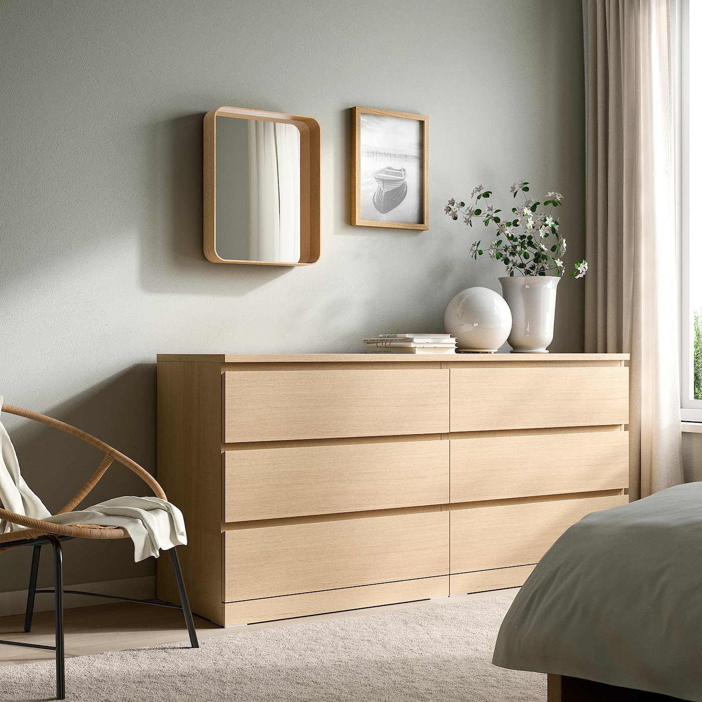 DVÄRGSYREN mirror oak veneer - IKEA