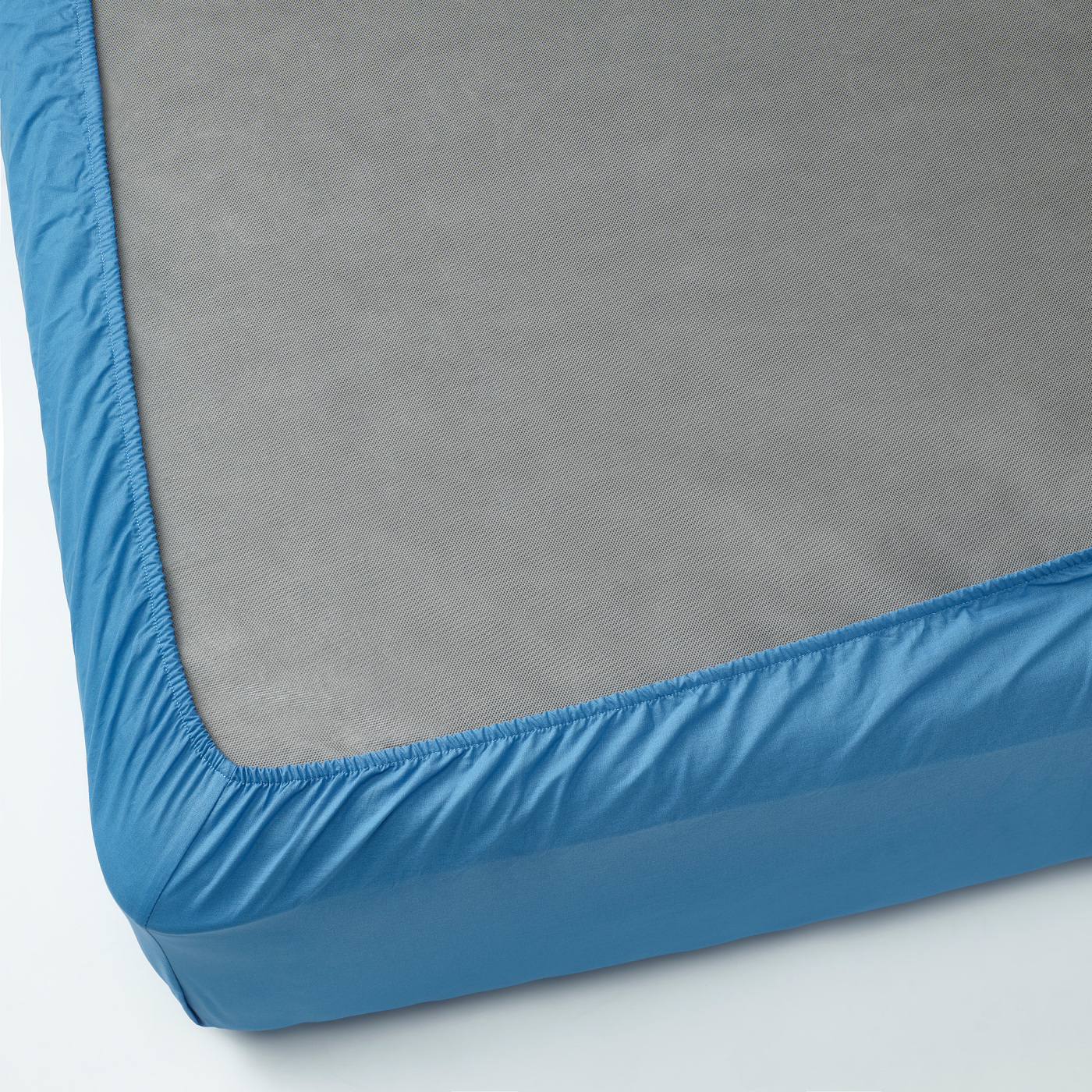 DVALA fitted sheet blue - IKEA
