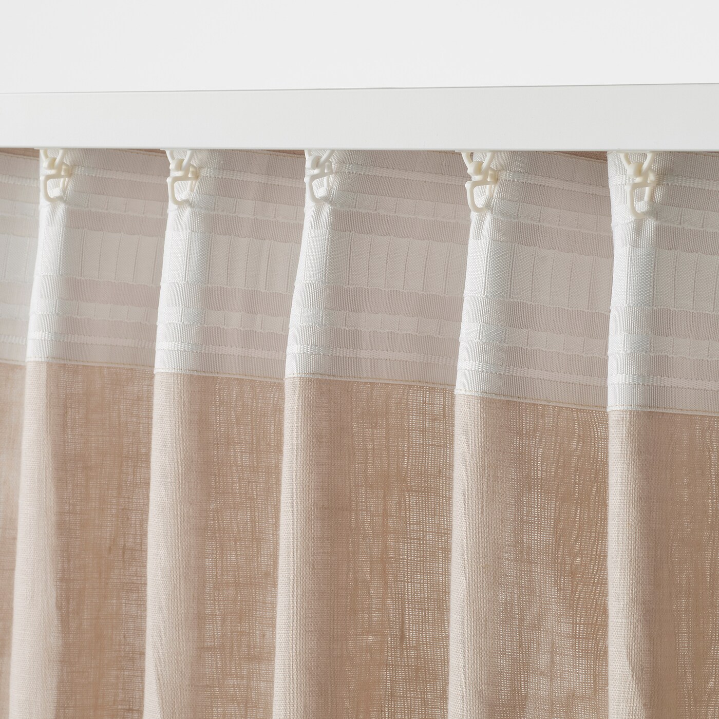 DYTÅG curtains, 1 pair beige - IKEA