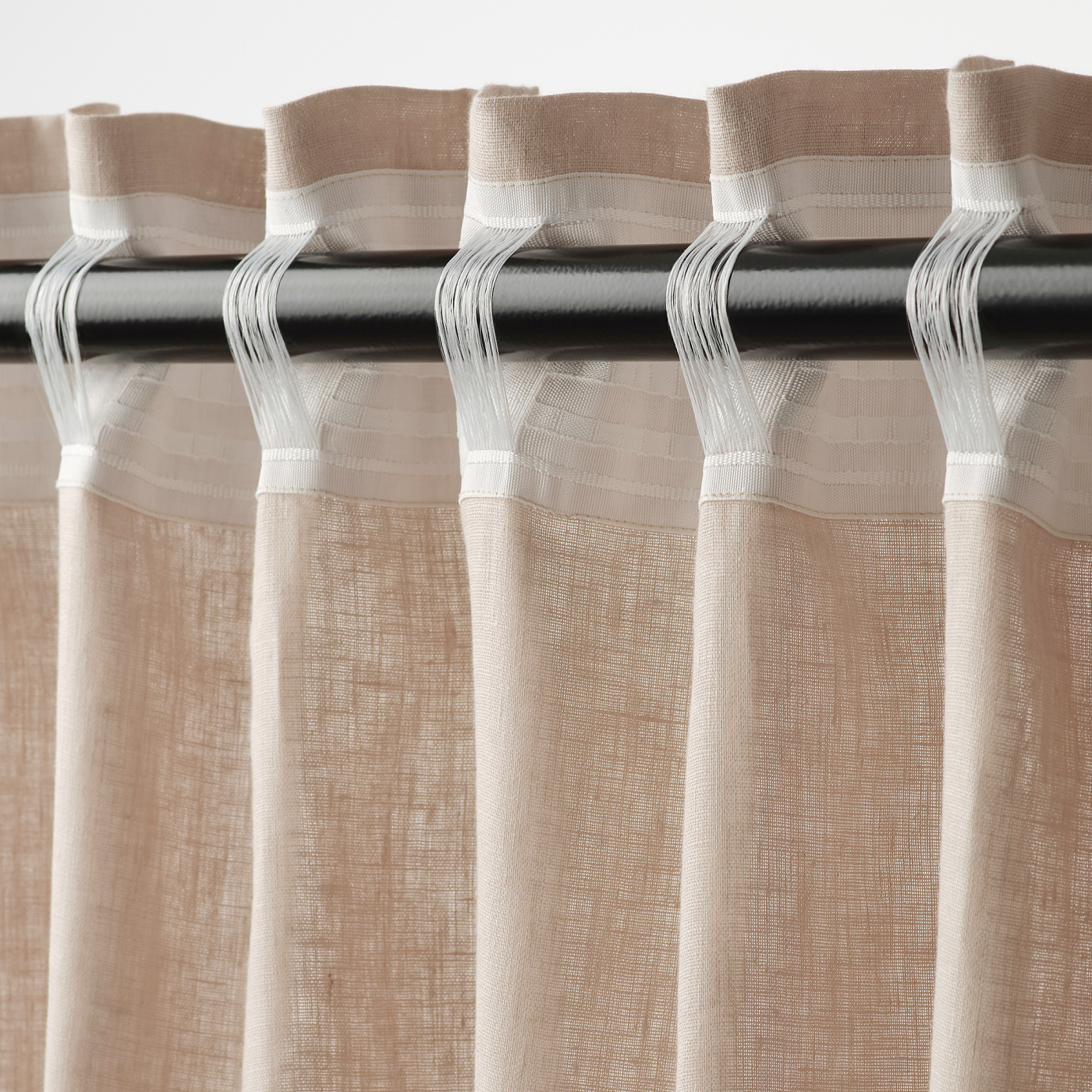 DYTÅG curtains, 1 pair beige - IKEA