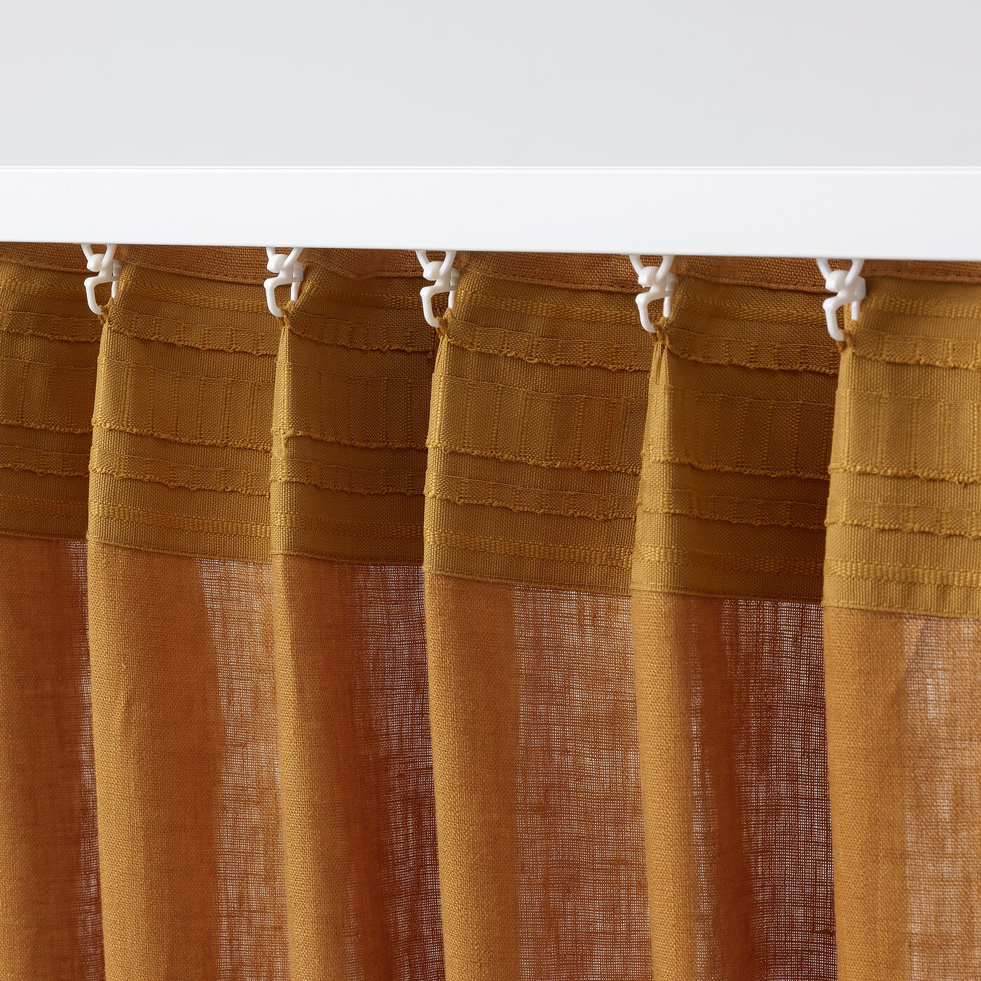 DYTÅG curtains, 1 pair golden-brown - IKEA