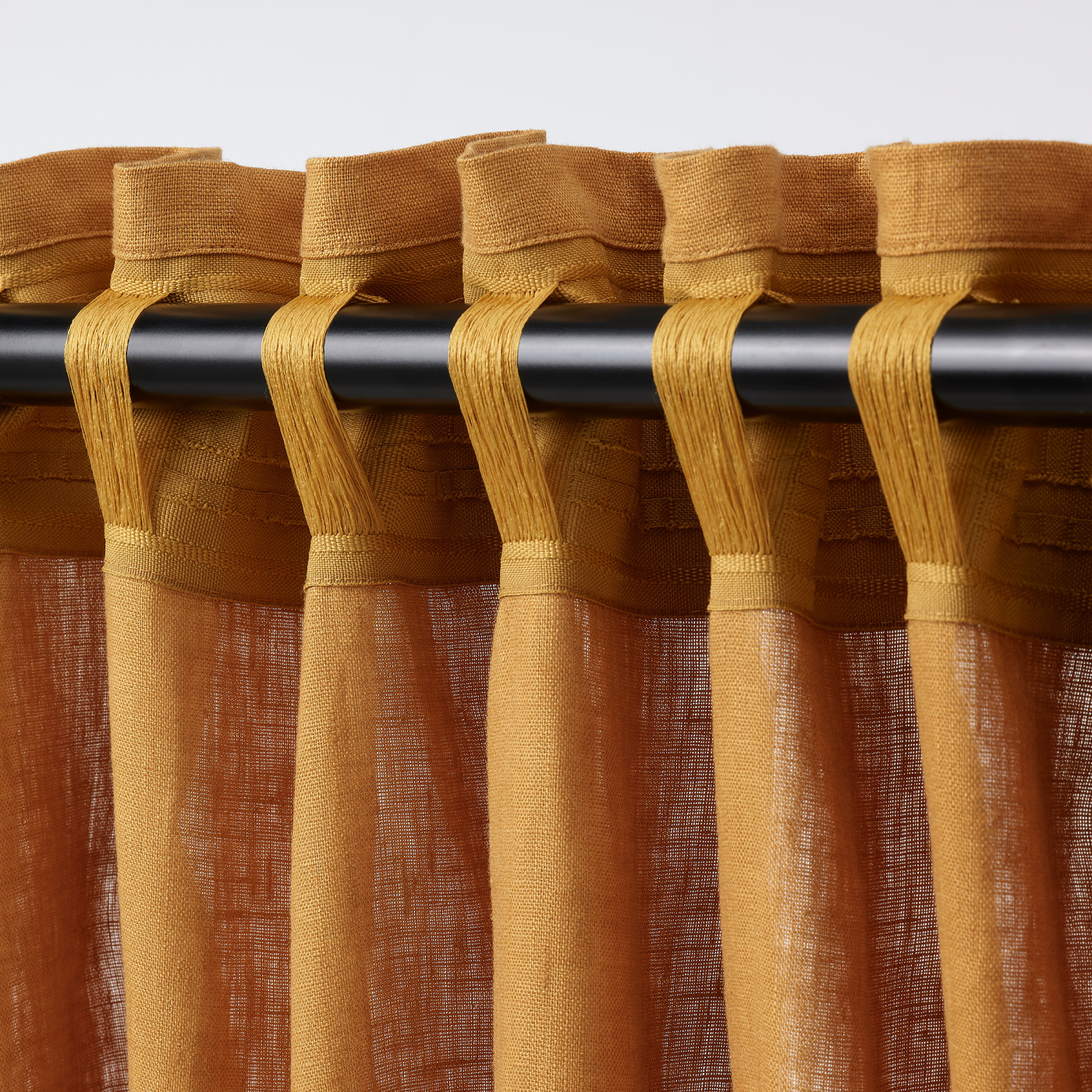DYTÅG curtains, 1 pair golden-brown - IKEA