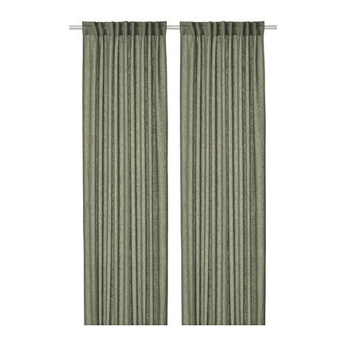 今週の新着アイテム DYTÅG curtains, IKEA - tape heading beige/with dark pair 1 カーテン