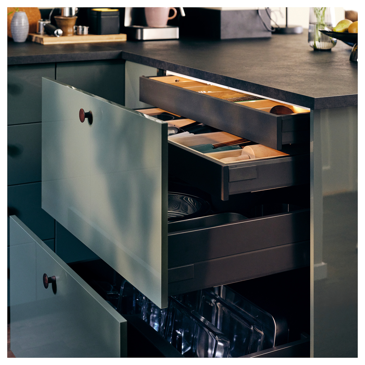 EKBACKEN worktop black/laminate - IKEA