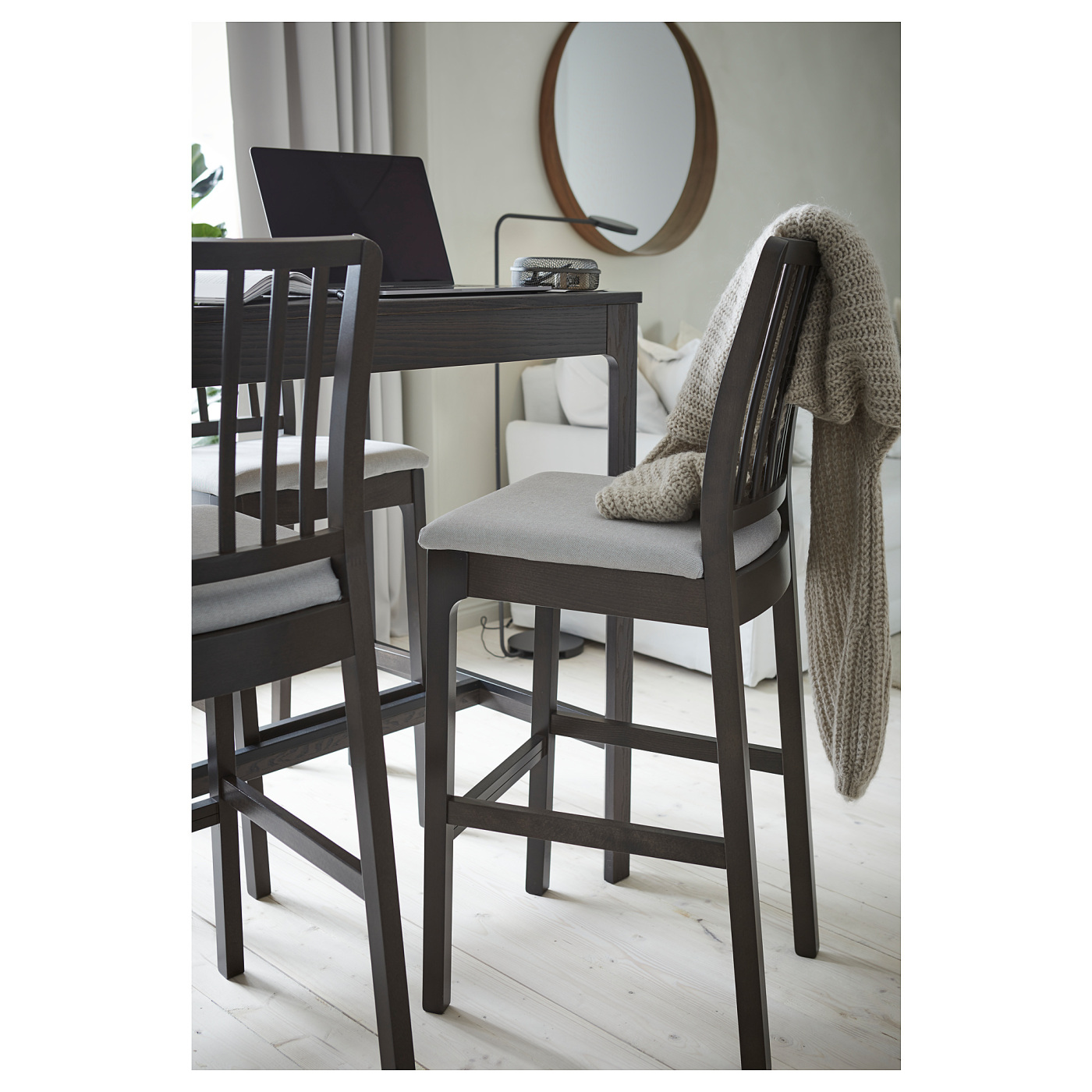 EKEDALEN bar table dark brown - IKEA
