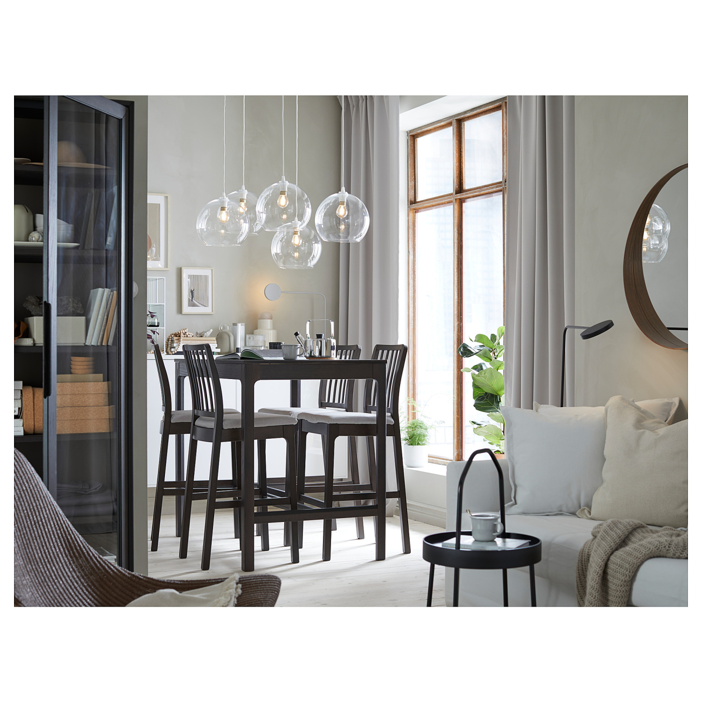 EKEDALEN bar table dark brown - IKEA
