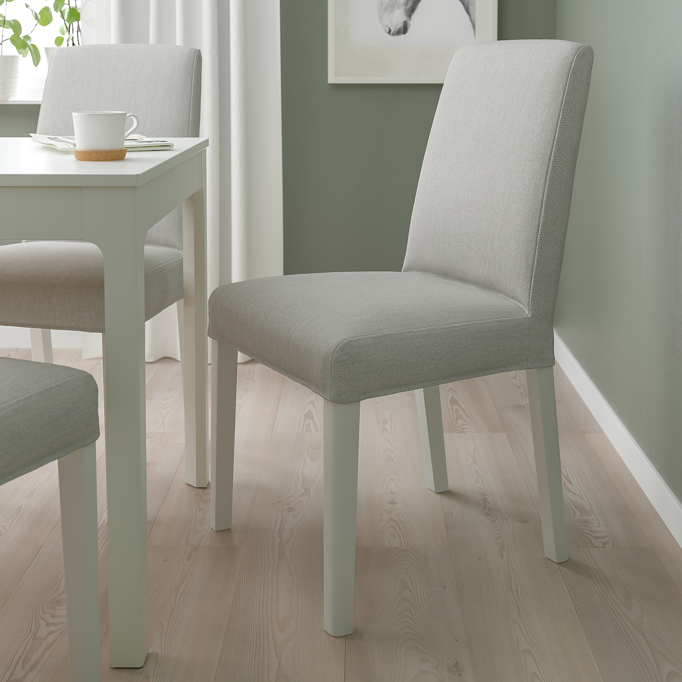 IKEA BERGMUND ベリムンド ダイニングチェア×2 BERGMUND ベリムンド チェアフレーム, オーク調 - IKEA