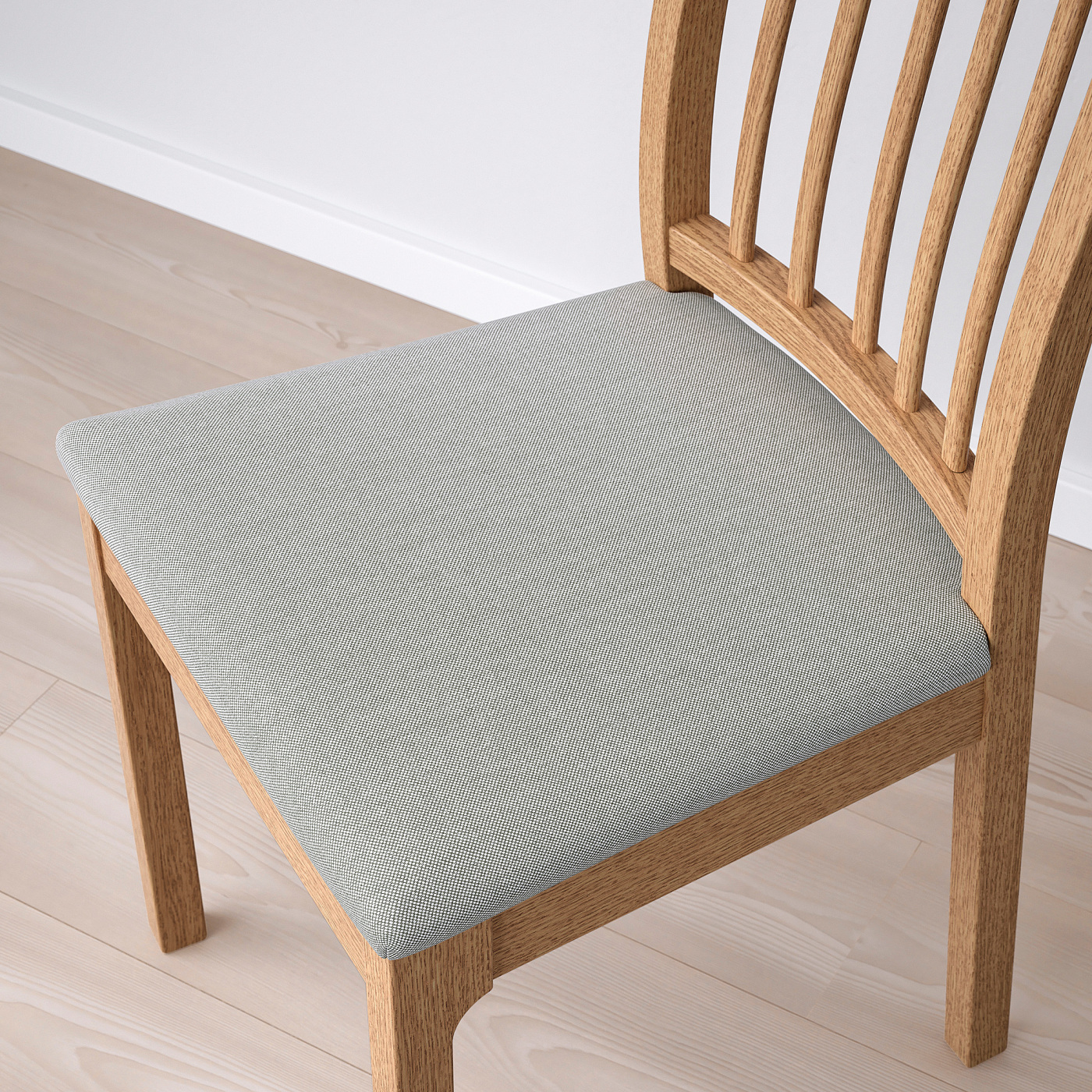 EKEDALEN chair oak effect/Orrsta light grey - IKEA