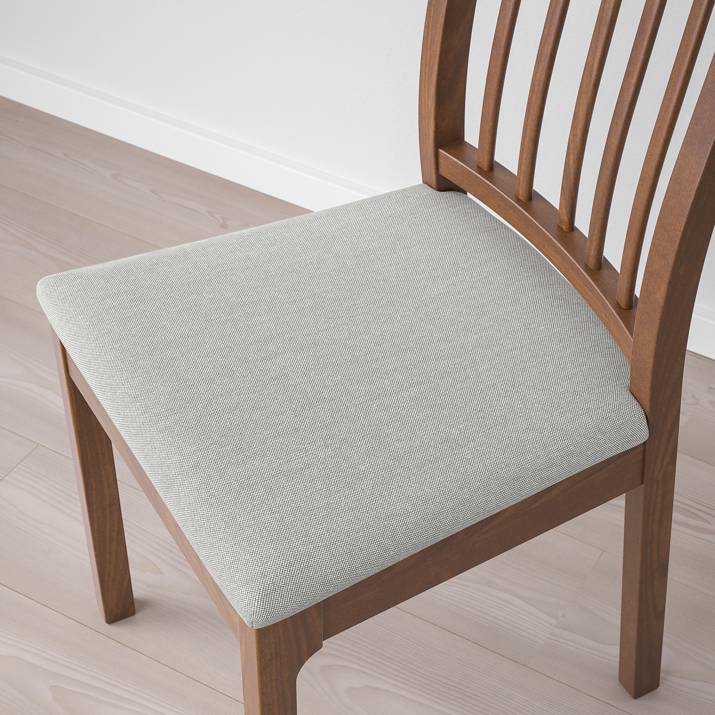 EKEDALEN / EKEDALEN table and 2 chairs brown/Orrsta light grey - IKEA