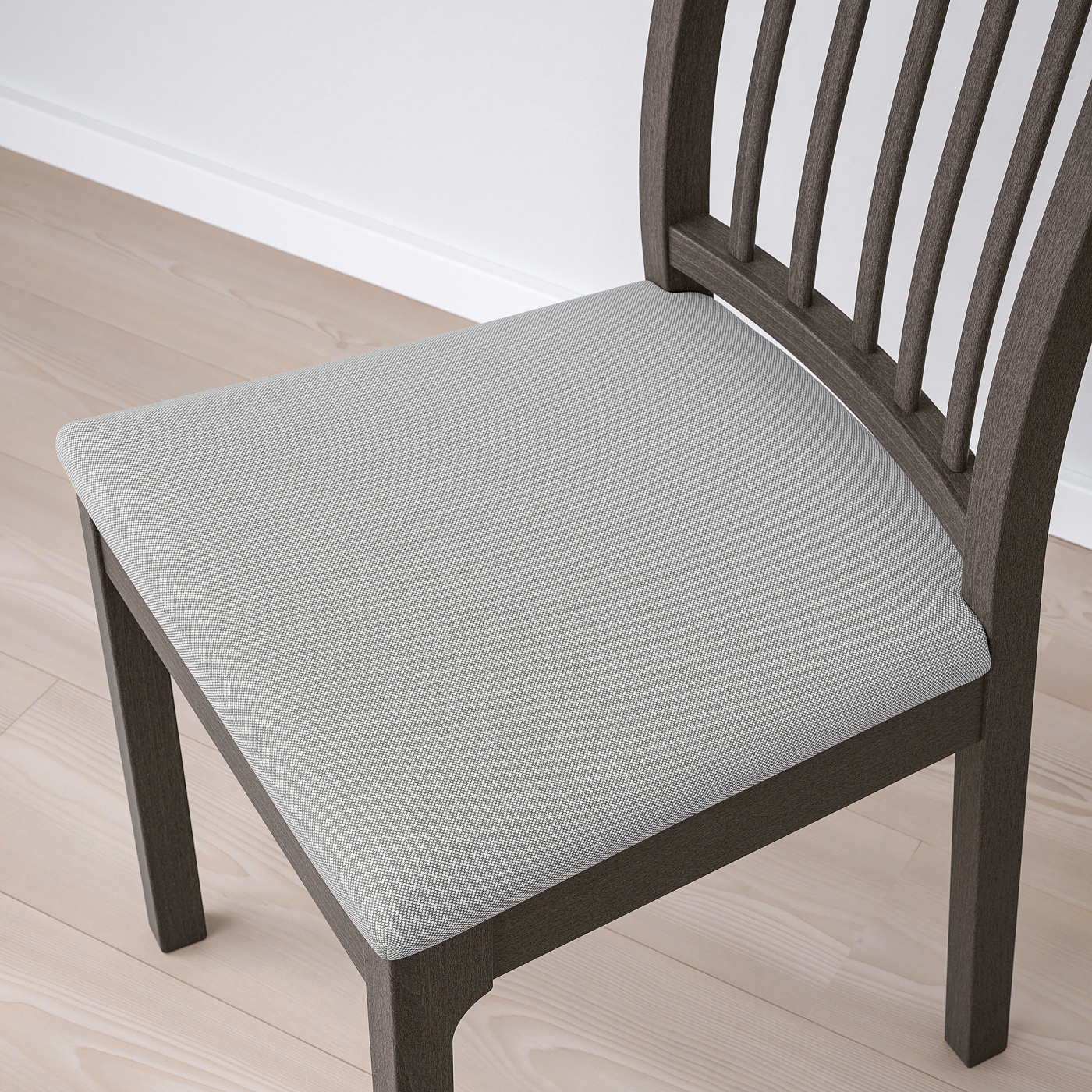 EKEDALEN / EKEDALEN table and 2 chairs dark brown/Hakebo dark grey