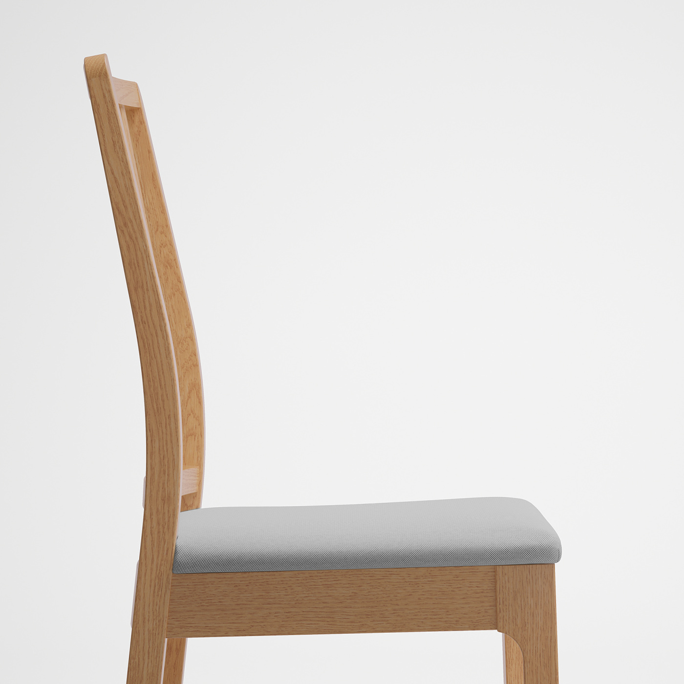 EKEDALEN / EKEDALEN table and 2 chairs oak/Orrsta light grey - IKEA