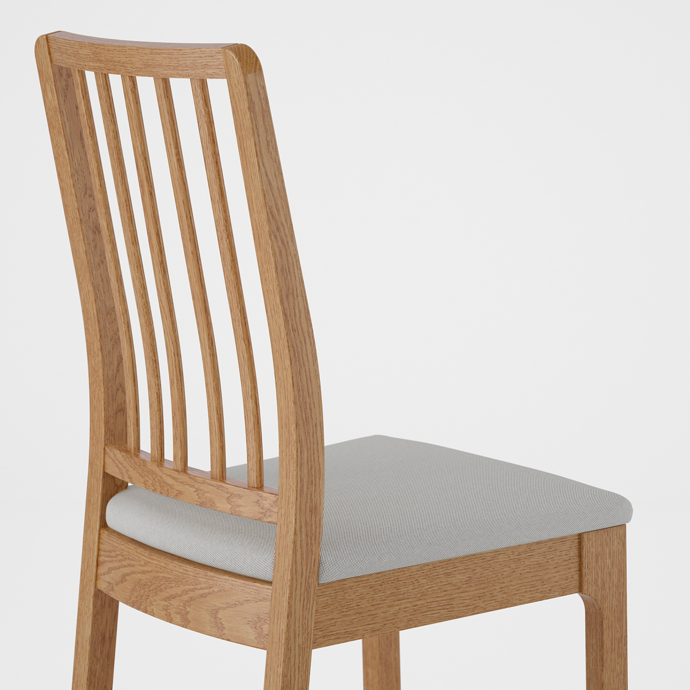 EKEDALEN / EKEDALEN table and 2 chairs oak/Orrsta light grey - IKEA