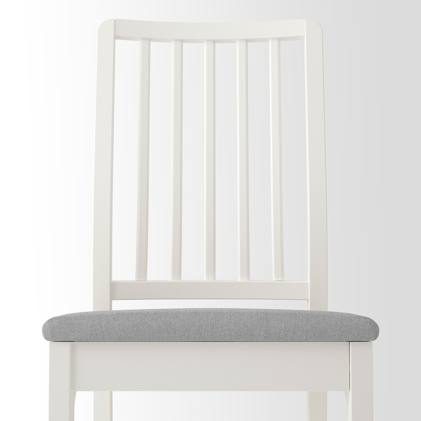 EKEDALEN / EKEDALEN table and 2 chairs white/Hakebo dark grey - IKEA