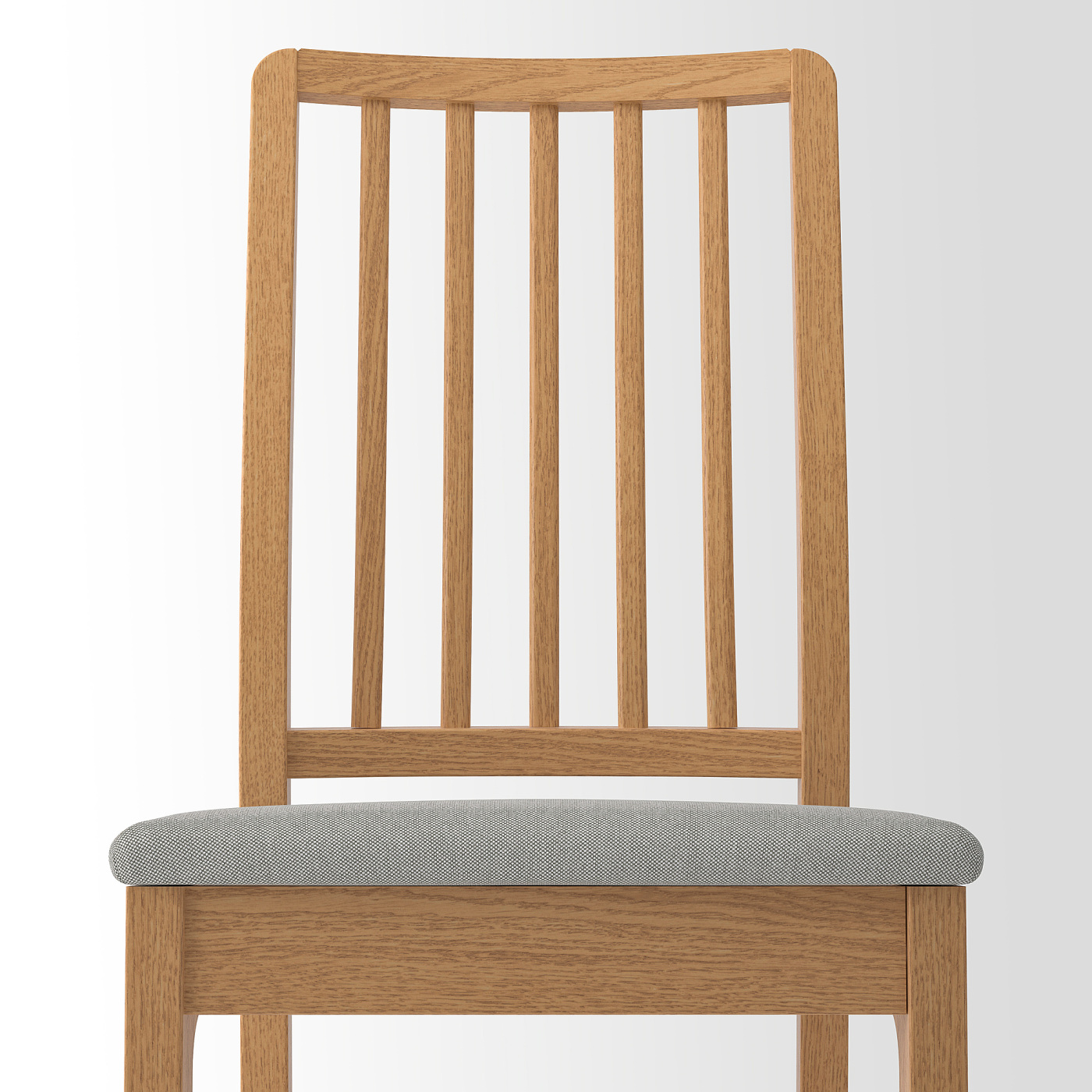 EKEDALEN / EKEDALEN table and 6 chairs oak/Orrsta light grey - IKEA