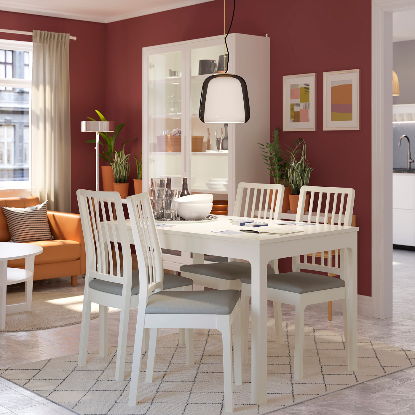 EKEDALEN extendable table white - IKEA