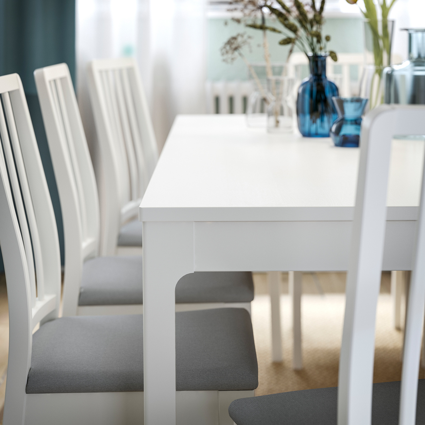 EKEDALEN extendable table white - IKEA
