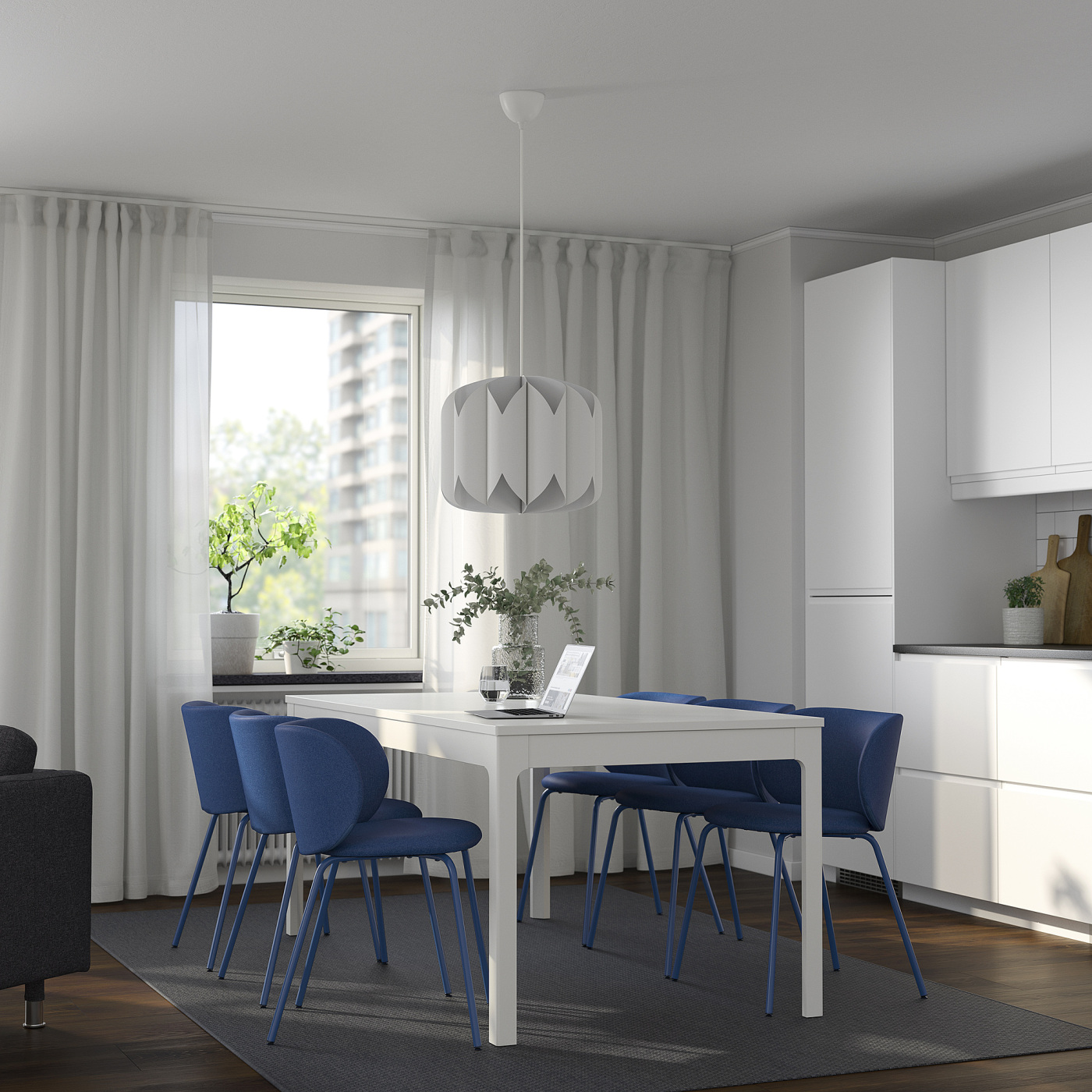 EKEDALEN extendable table white - IKEA