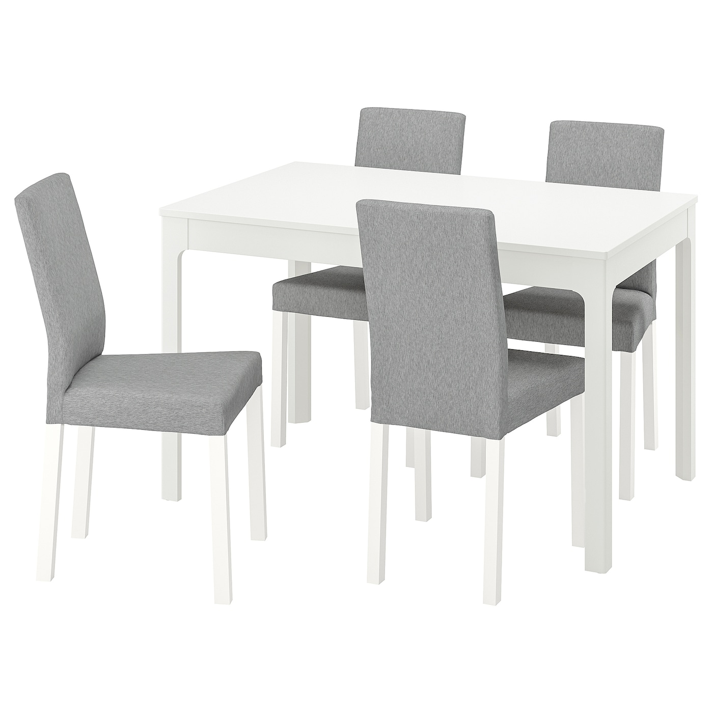 のぶりん様　【IKEA】KÄTTIL シェッティル　 ダイニングチェア EKEDALEN / KÄTTIL table and 4 chairs white/Knisa light grey
