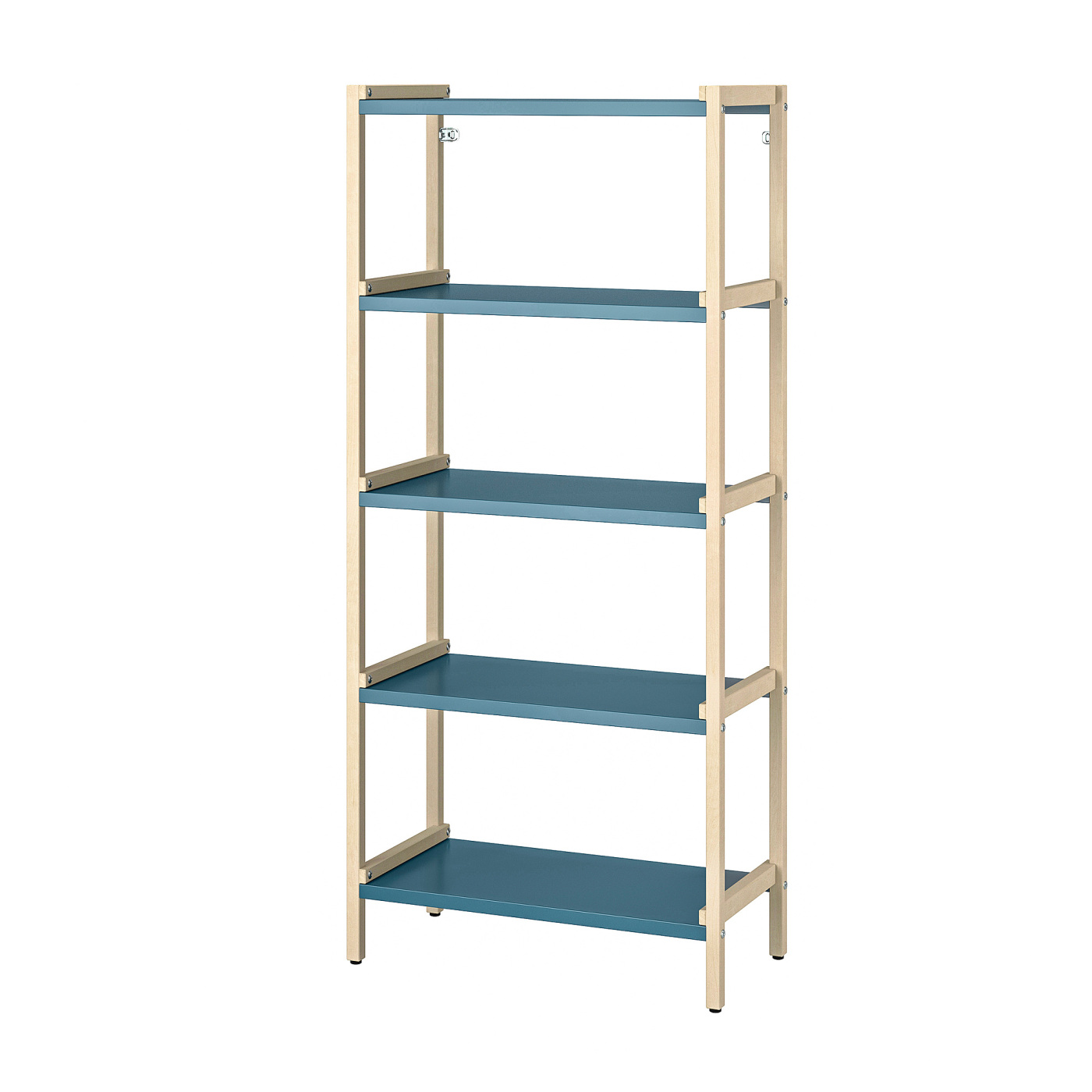 EKENABBEN open shelving unit aspen/blue - IKEA