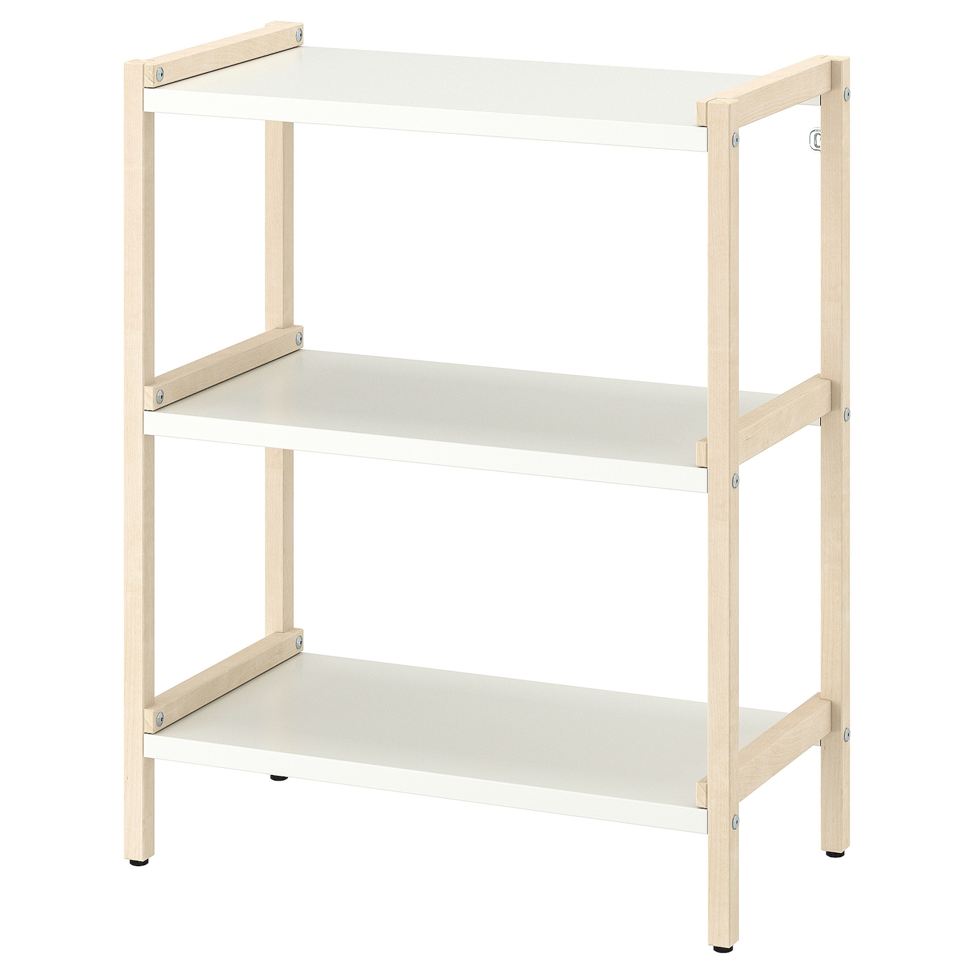 EKENABBEN open shelving unit aspen/white - IKEA