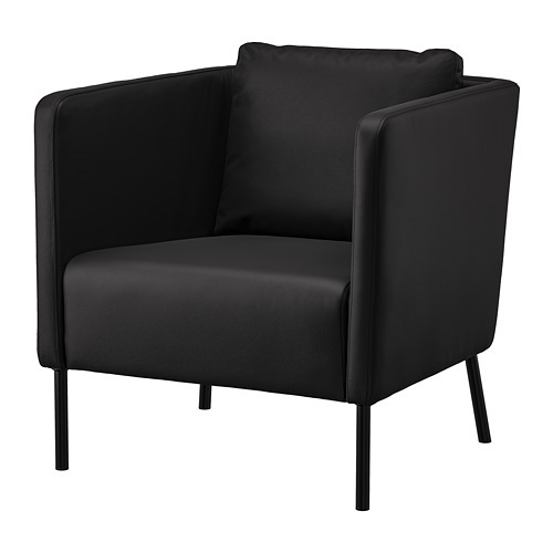 VISKABACKA armchair Gunnared dark grey - IKEA